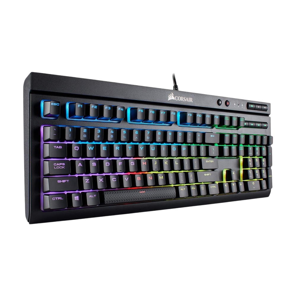 CORSAIR ICUE K68 RGB Wired Mechanical Keyboard - Black
