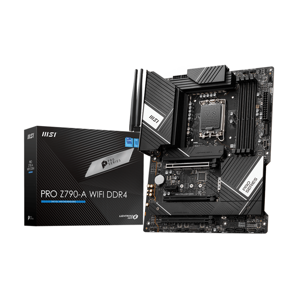 MSI PRO Z790-A WIFI DDR4 ATX Motherboard - Black