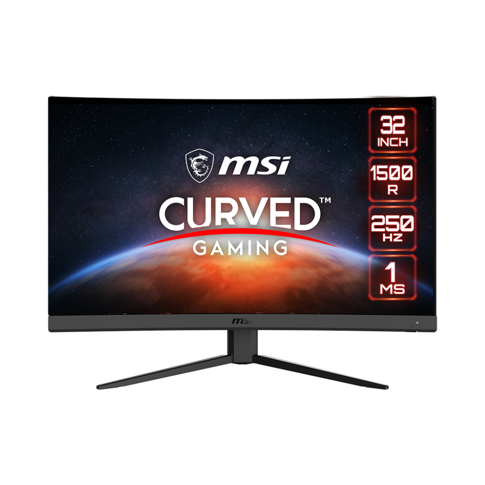 MSI G32C4X - 32 Inch 250 Hz 1ms Curved Gaming Monitor - Black
