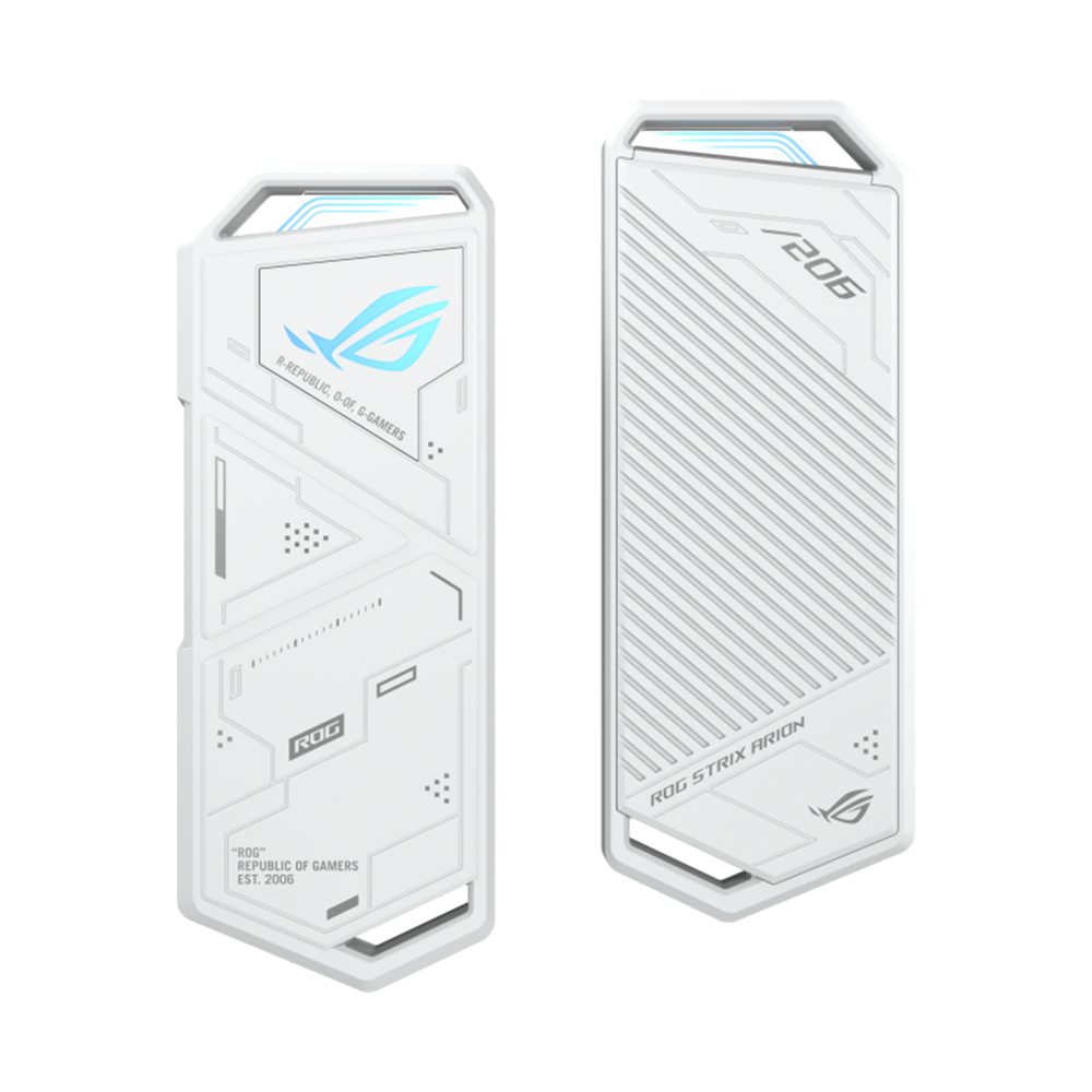 ASUS ROG STRIX ARION M.2 NVMe SSD Enclosure - White