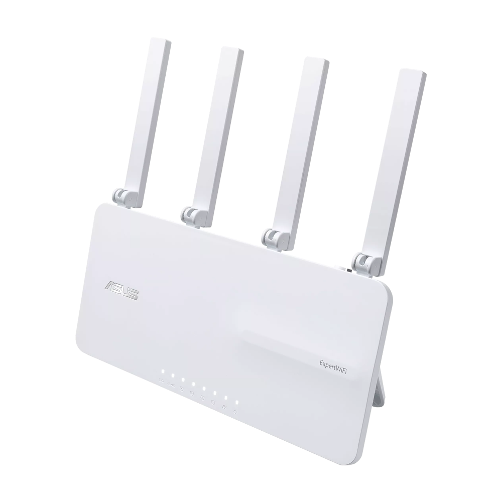ASUS EXPERT WIFI EBR63 AX3000 Dual-Band WiFi 6 (802.11ax) AIO Access Point With Router - White