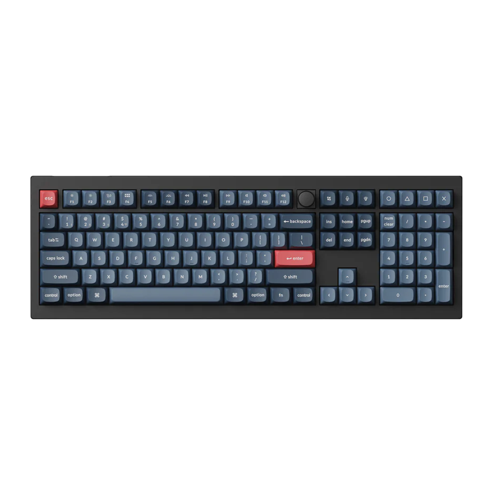 KEYCHRON V6 MAX 100% RGB Wireless Mechanical Gaming Keyboard AR - Black