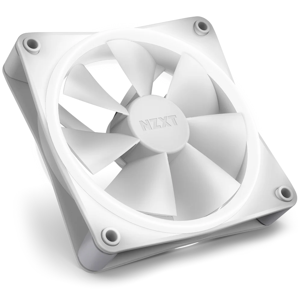 NZXT F120 Duo 120mm Dual RGB Fan Triple Pack - White