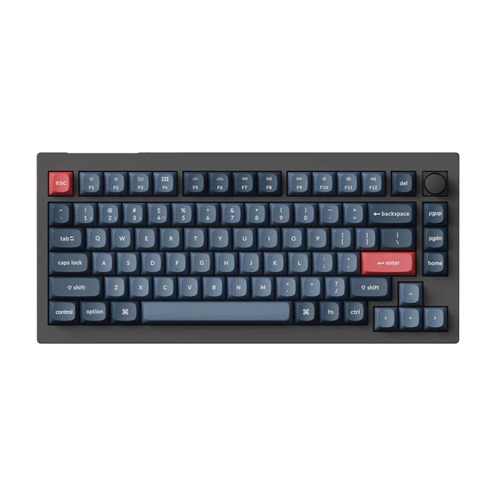 KEYCHRON V1 MAX 75% RGB Wireless Mechanical Gaming Keyboard AR - Black