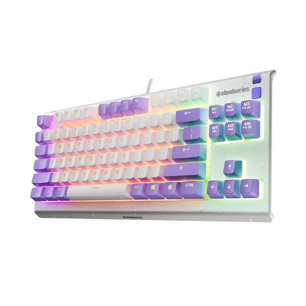 STEELSERIES APEX 3 TKL Wired Gaming Keyboard - Amethyst Edition