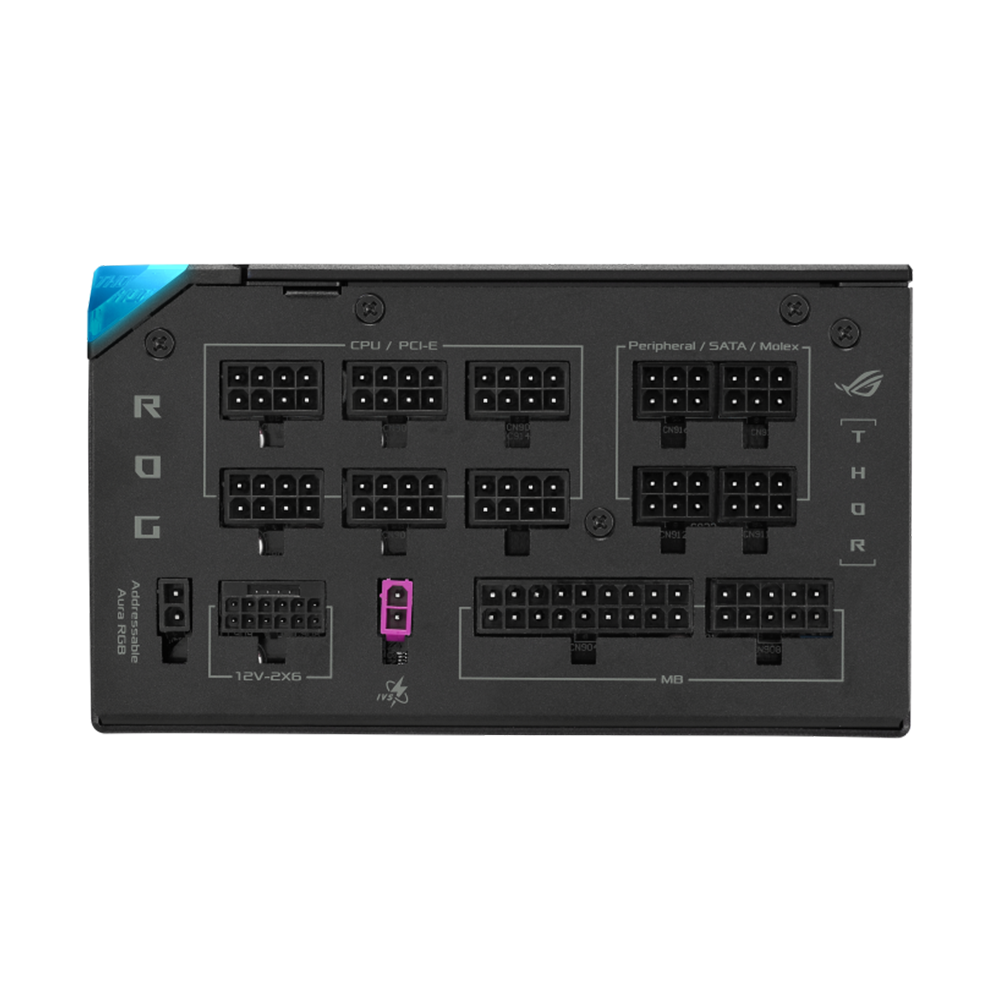 ASUS ROG THOR 1200W Platinum III 80 Plus Platinum ATX 3.1 PCIe GEN 5 Power Supply Unit- Black