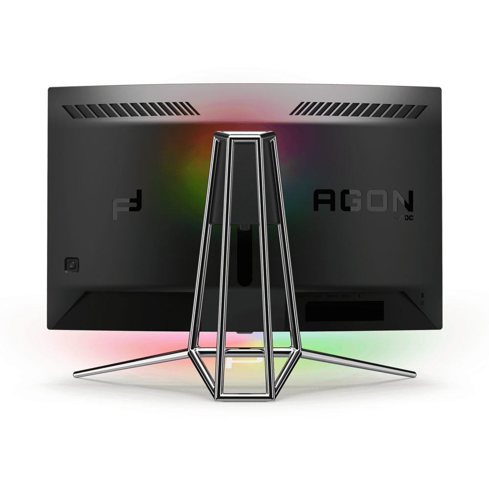 AOC AGON PD27 Porsche Design 27 Inch 240Hz QHD HDMI 2.0 0.5ms Curved Gaming Monitor - Black