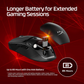 HyperX Pulsefire Fuse Wireless Gaming Mouse - Black