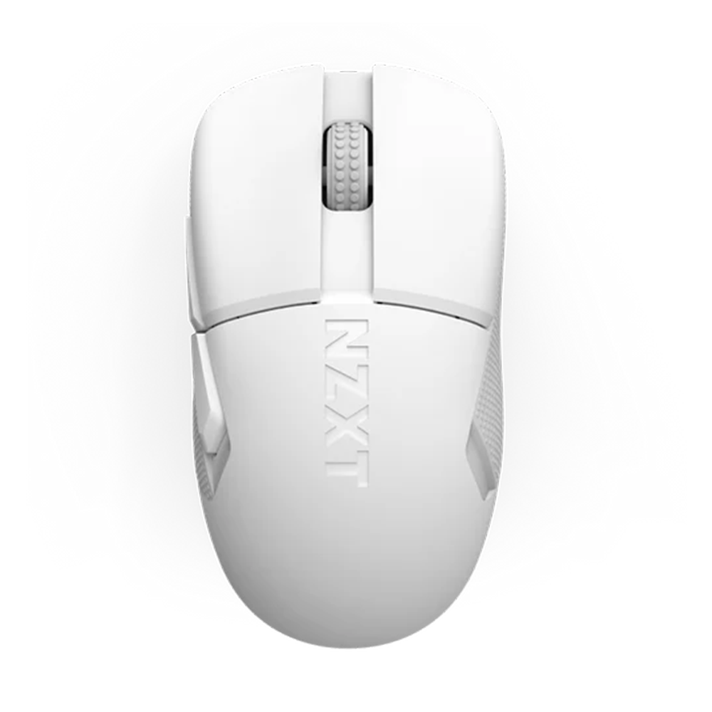 Mouse Gaming NZXT Lift Elite Wireless – 57g, 26K DPI, Polling 4K/8K, Switch Ottici, Grip Laterali In Gomma, Bianco - 2