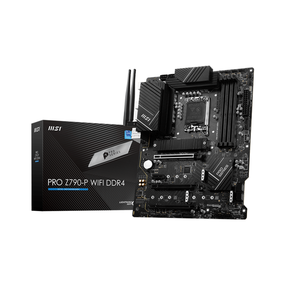 MSI PRO Z790-P WIFI DDR4 ATX Motherboard - Black