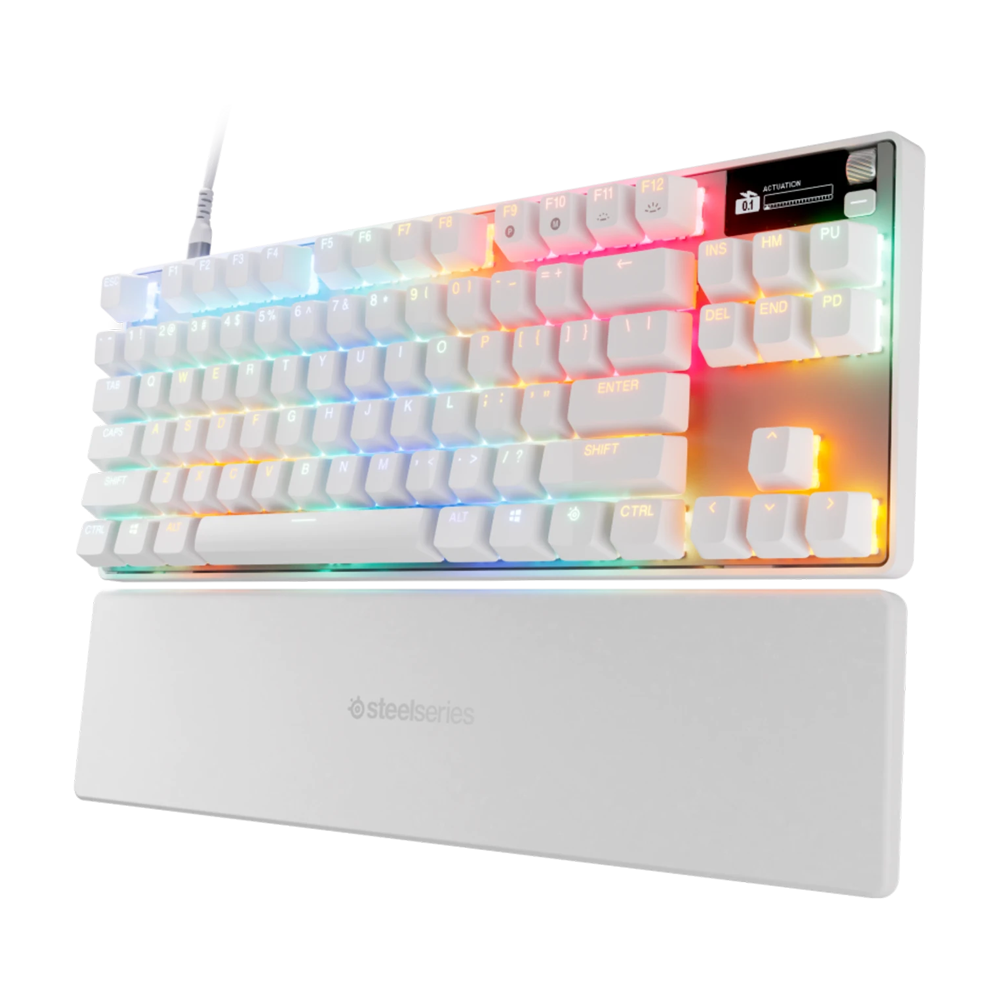 SteelSeries APEX PRO TKL Wired Gaming Keyboard - White