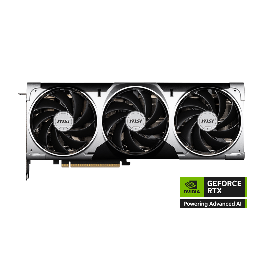MSI Nvidia GeForce RTX 5070 Ti 16GB VENTUS 3X OC Graphics Card - Black