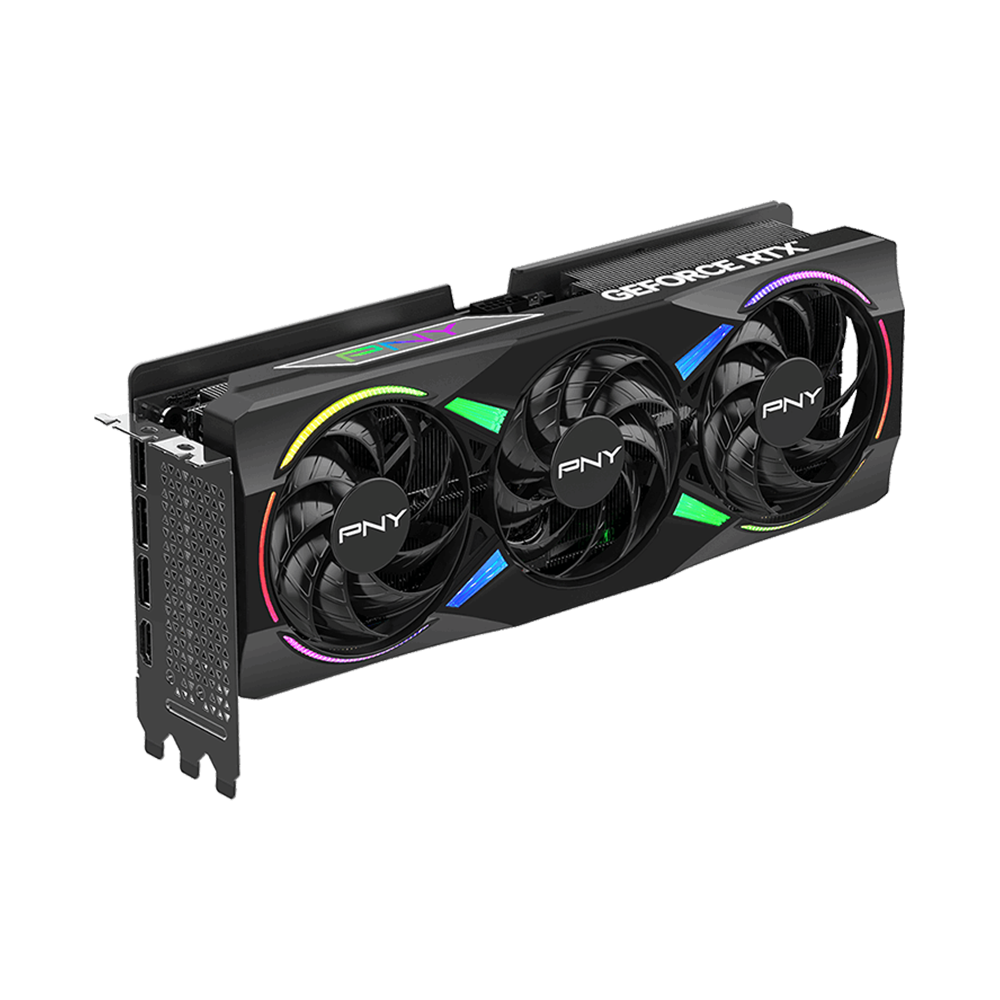 PNY Nvidia GeForce RTX 5070 Ti 16GB ARGB EPIC-X RGB Overclocked Triple Fan Graphics Card - Black