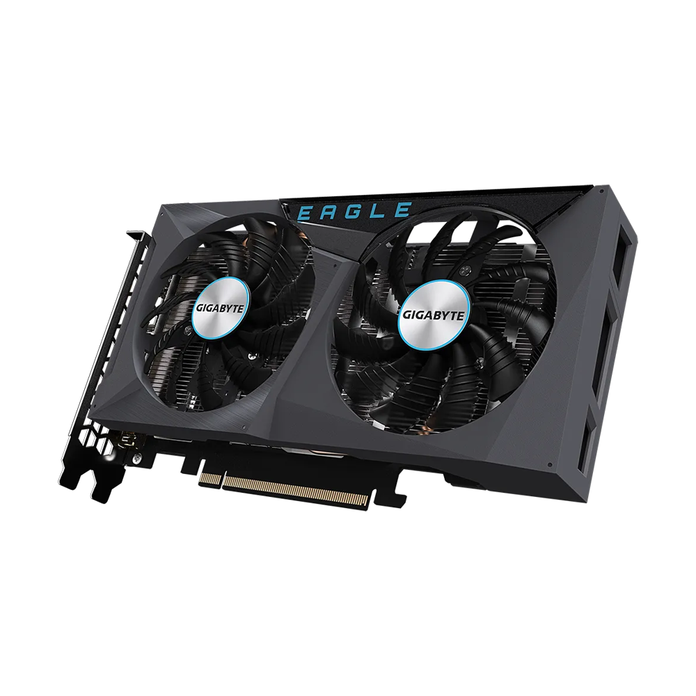 GIGABYTE NVIDIA GEFORCE 3050 EAGLE OC 8GB GDDR6 Graphics Card - Black