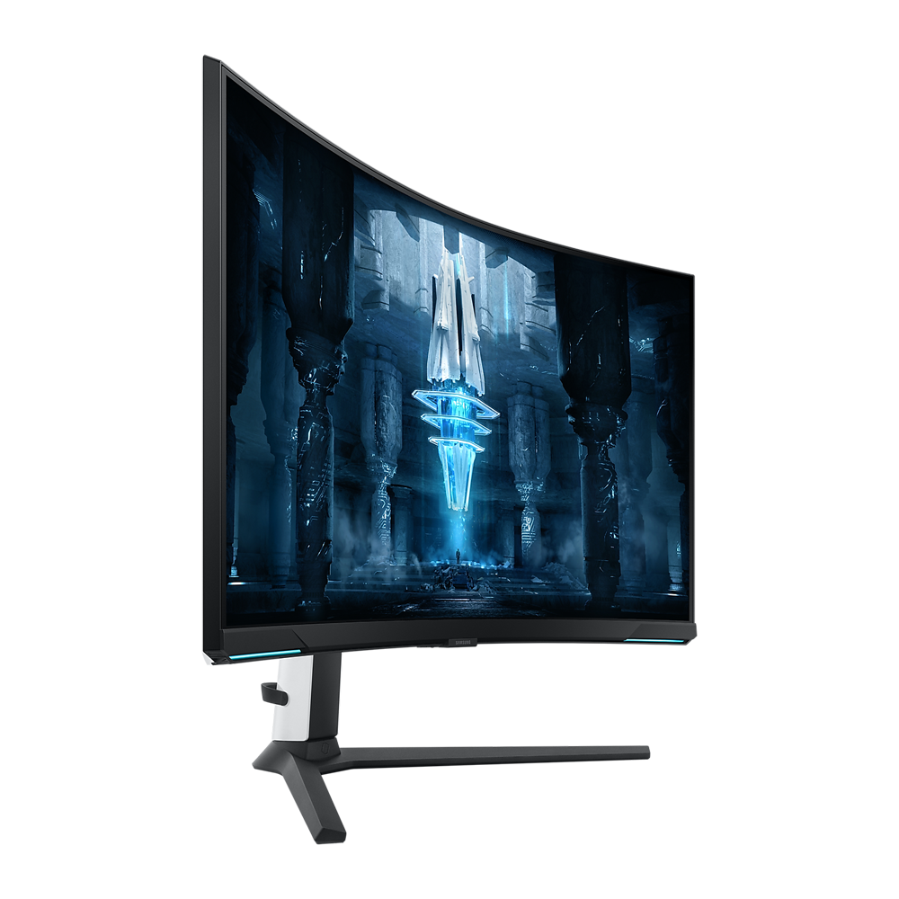 SAMSUNG ODYSSEY NEO G8 32 Inch 1000R UHD 240Hz Curved Gaming Monitor - Black
