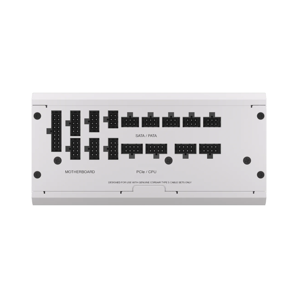 CORSAIR RM1200x 1200W 80 Plus Gold Shift Fully Modular Low Noise Side Connectors Power Supply - White