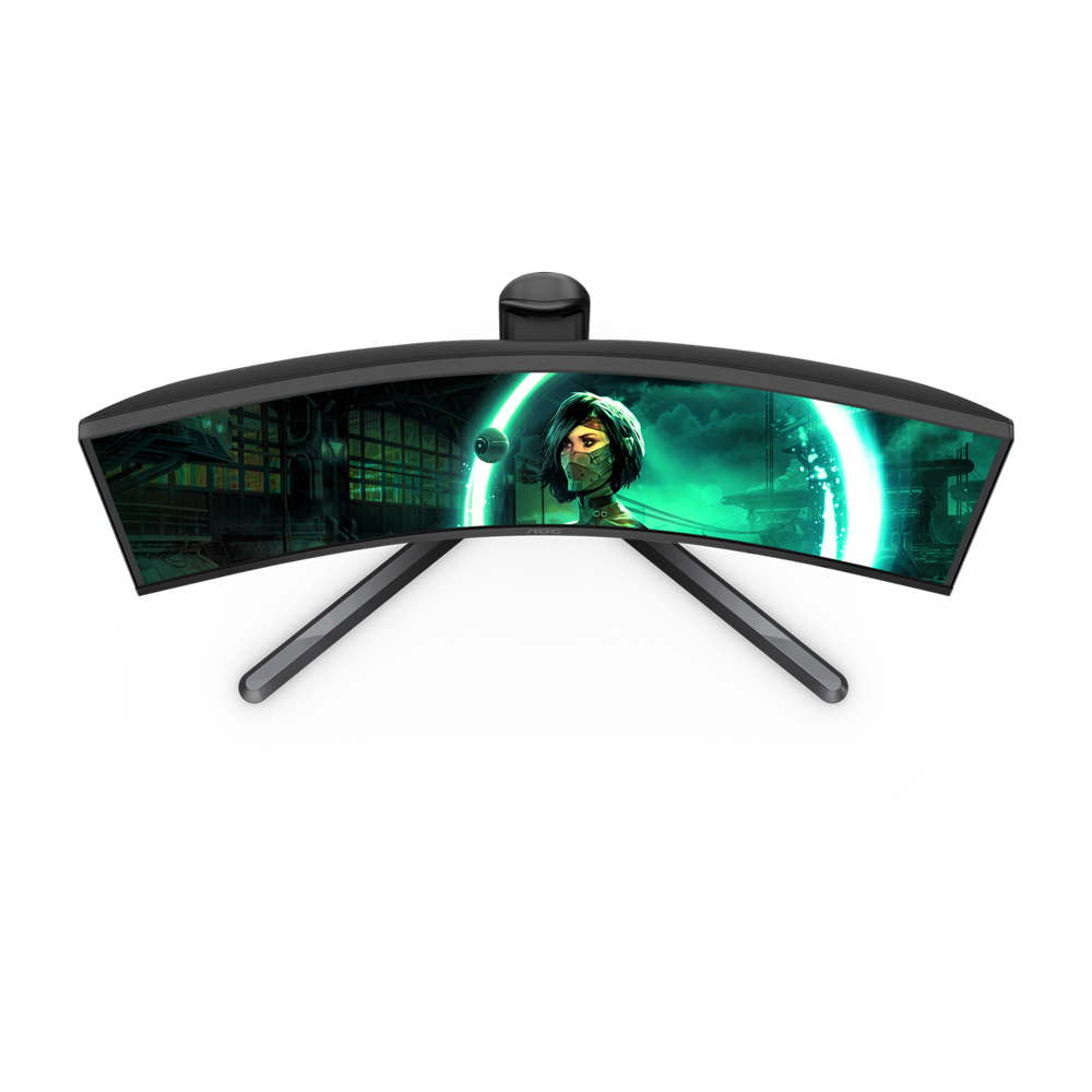 AOC C27G3 27 Inch 165Hz FHD Curved Gaming Monitor - Black