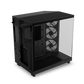 NZXT H6 Flow RGB (2023) Compact Dual-chamber ATX Case with RGB Fans - All Black