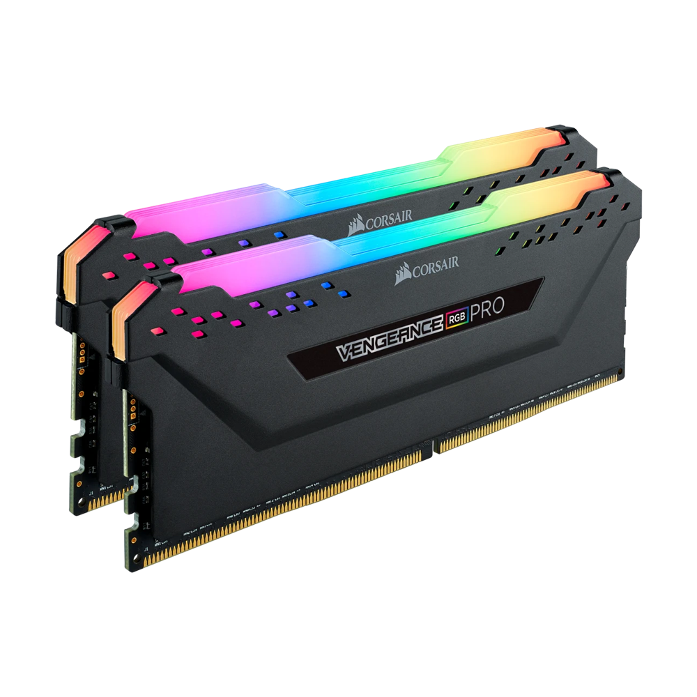 CORSAIR VENGEANCE RGB PRO 16GB(2X8GB) 3200Mhz Memory Kit - Black