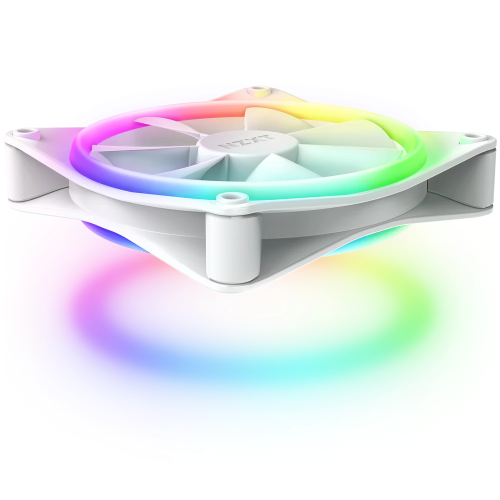 NZXT F120 Duo 120mm Dual RGB Fan Triple Pack - White