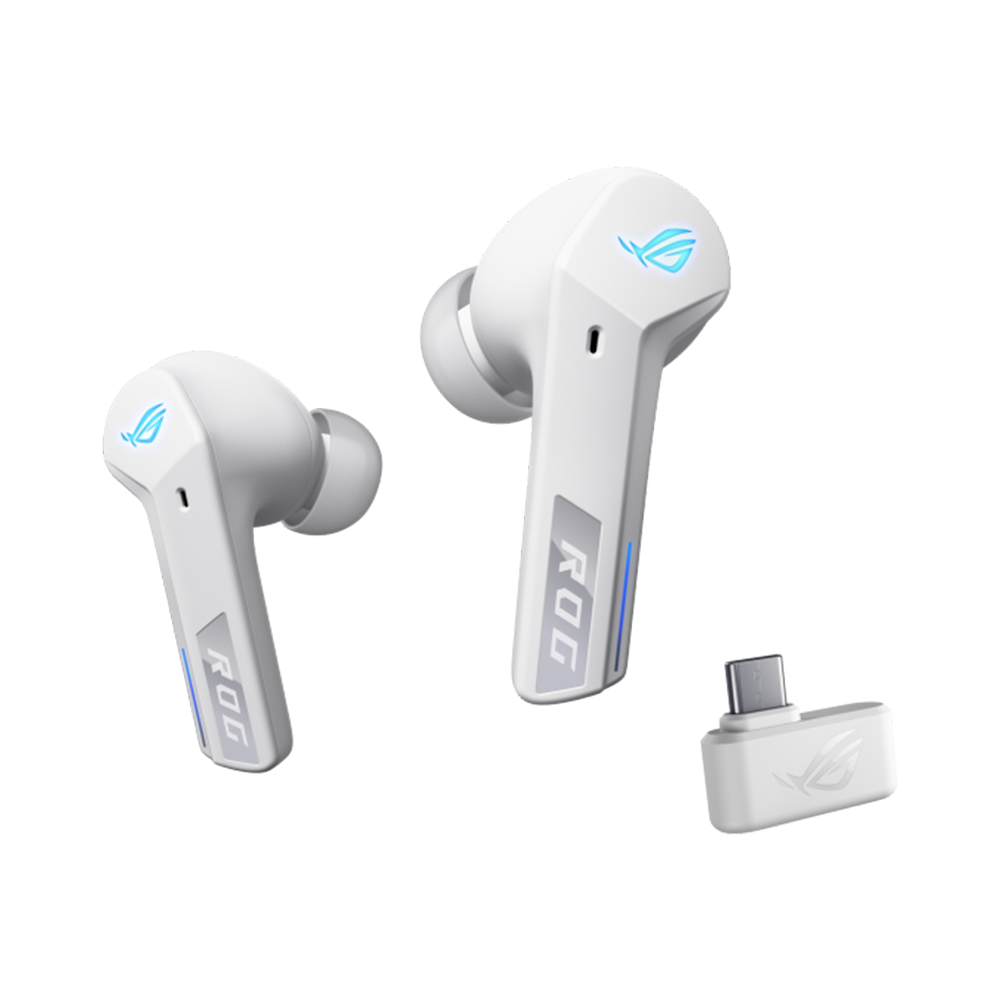 ASUS ROG CETRA TRUE RGB Wireless SpeedNova Gaming Headphones - White
