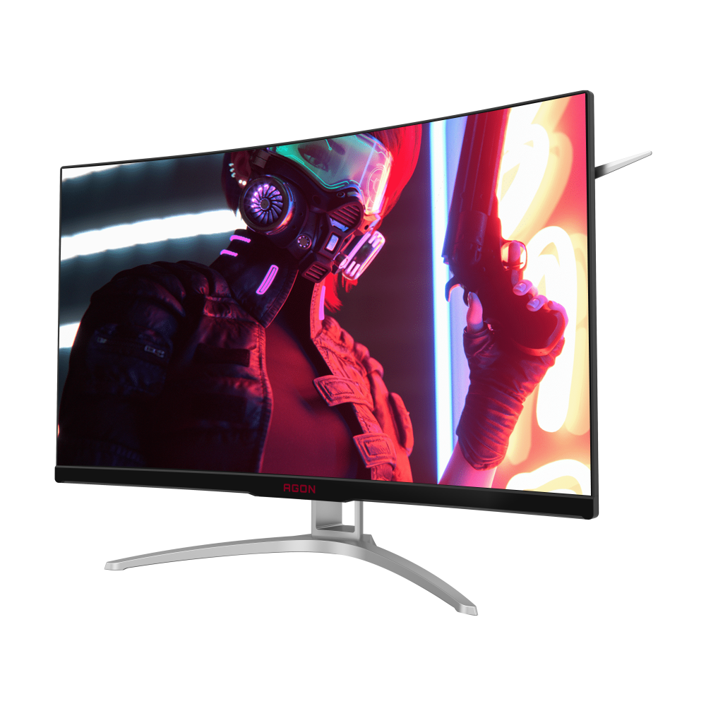 AOC AG322FCX1 31.5 Inch 144Hz FHD 1ms Curved Monitor - Black
