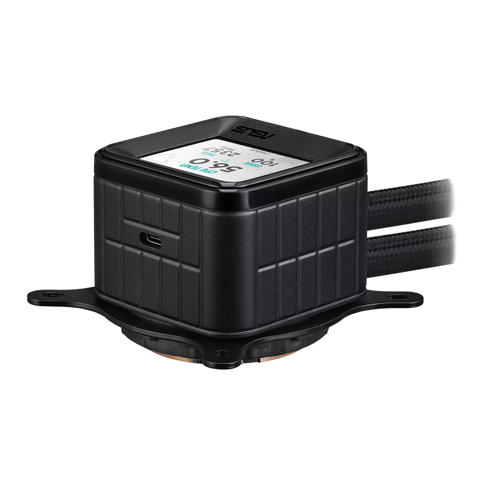 ASUS PRIME LC 360 ARGB LCD AIO CPU Liquid Cooler - Black