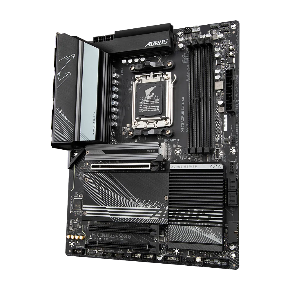 GIGABYTE AORUS X670 AORUS ELITE AX DDR5 Motherboard - Black