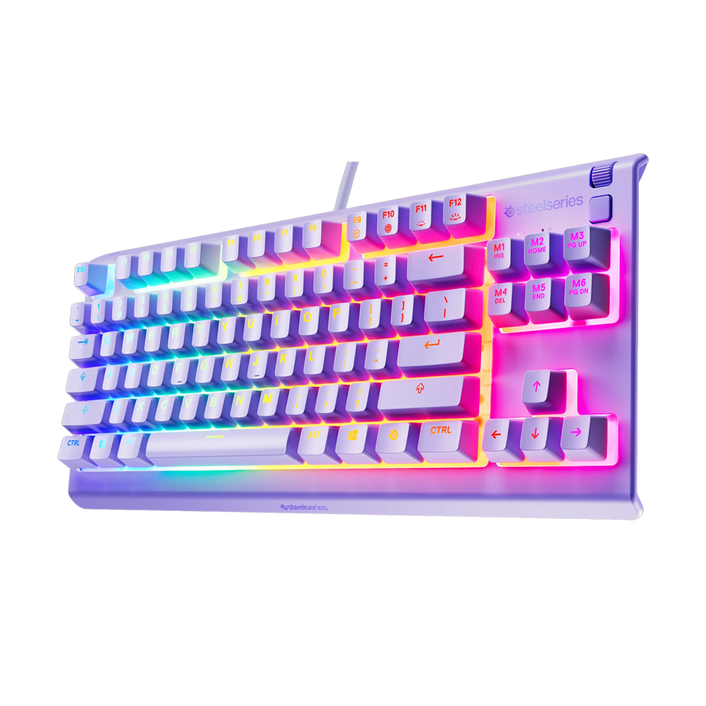STEELSERIES APEX 3 TKL Wired Gaming Keyboard - Lavender Edition