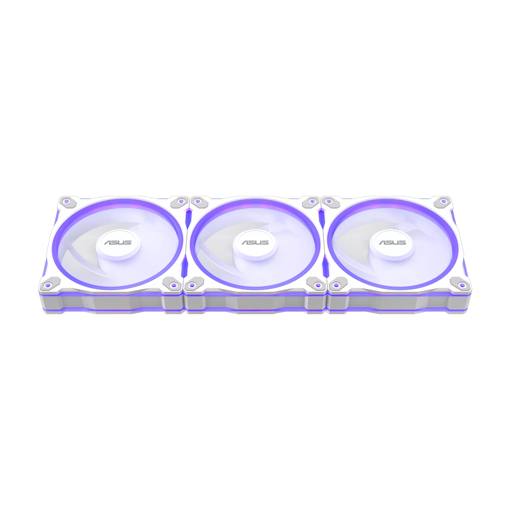 ASUS PRIME MR120 ARGB Triple Pack Fan - White