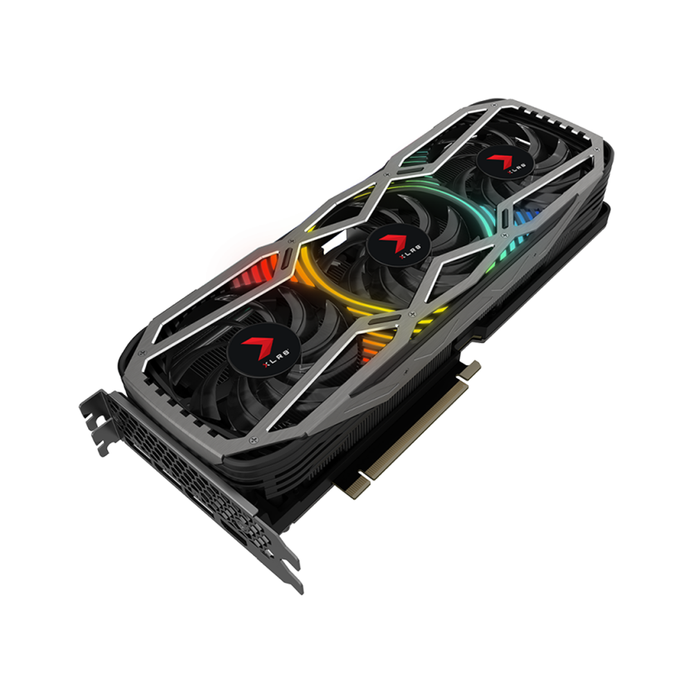 PNY NVIDIA GEFORCE RTX 3080 XLR8 GAMING REVEL EPIC-X RGB LHR 12GB Graphic Card - Black