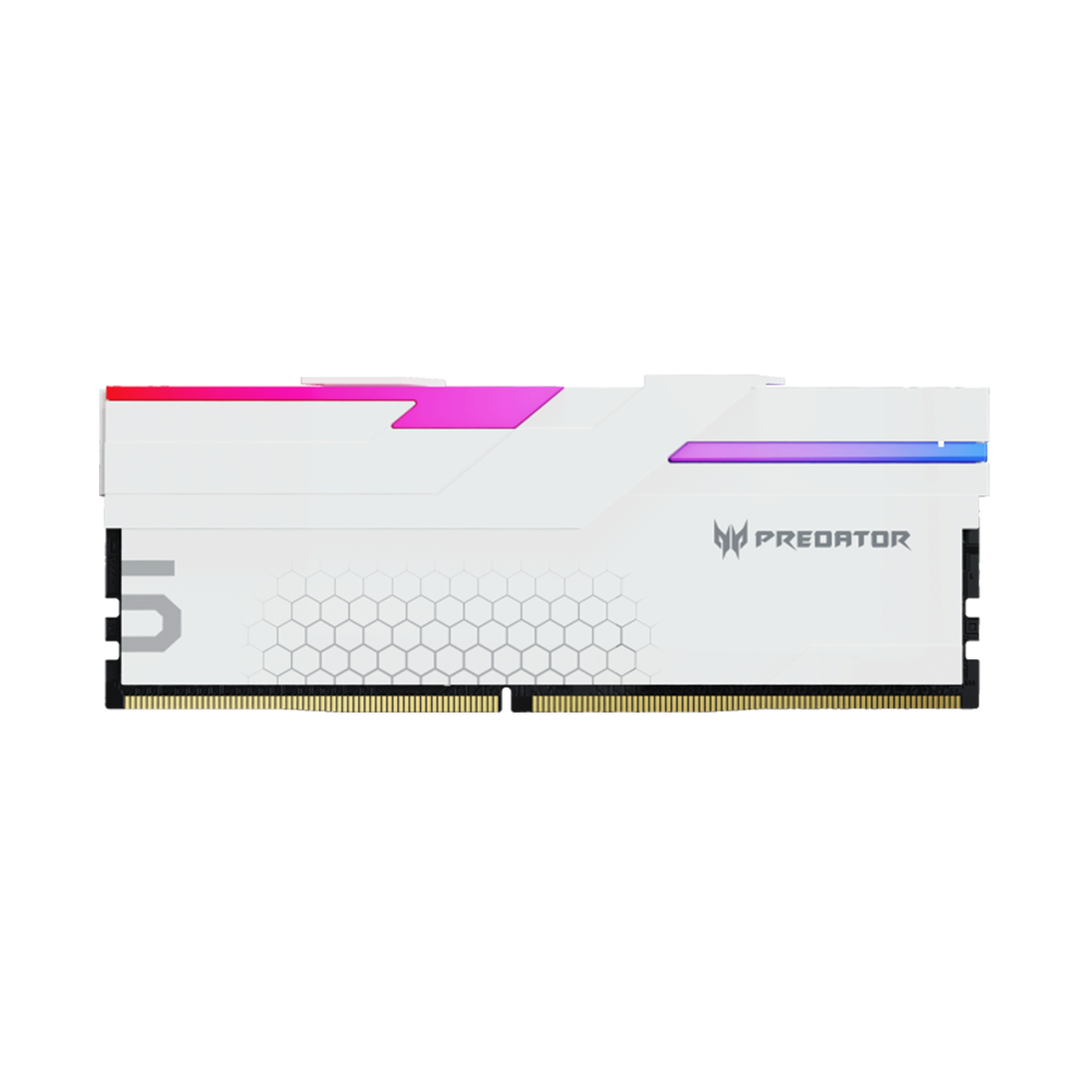 ACER Predator Hermes RGB 32GB (2x16GB) DDR5 6000MHz CL28 Memory - White