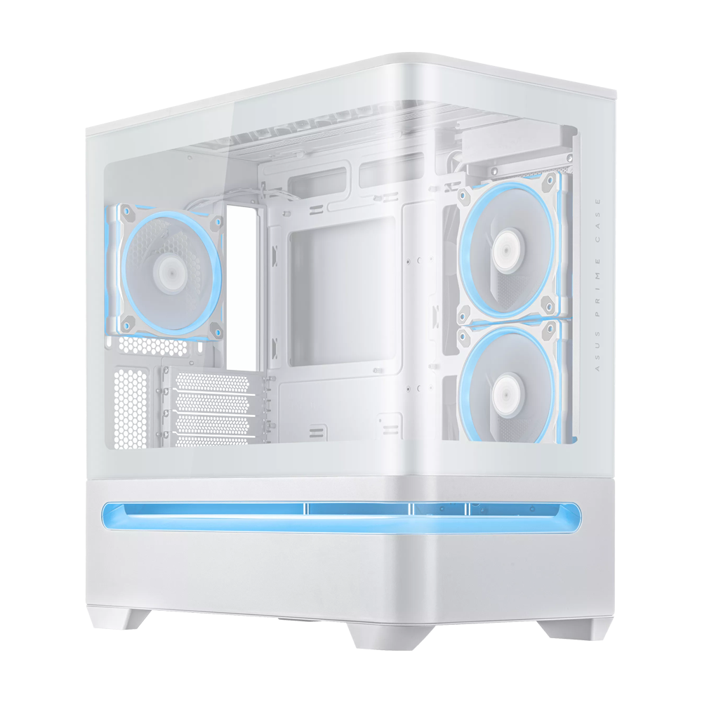 ASUS Prime AP202 ARGB mATX Case - White