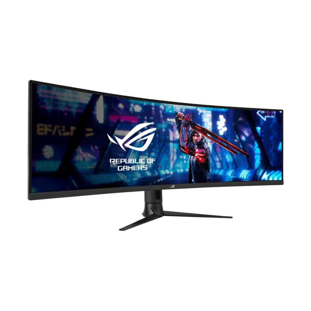 ASUS ROG STRIX XG49WCR 49 Inch 165Hz QHD HDMI 2.0 1ms OC Curved Gaming Monitor - Black