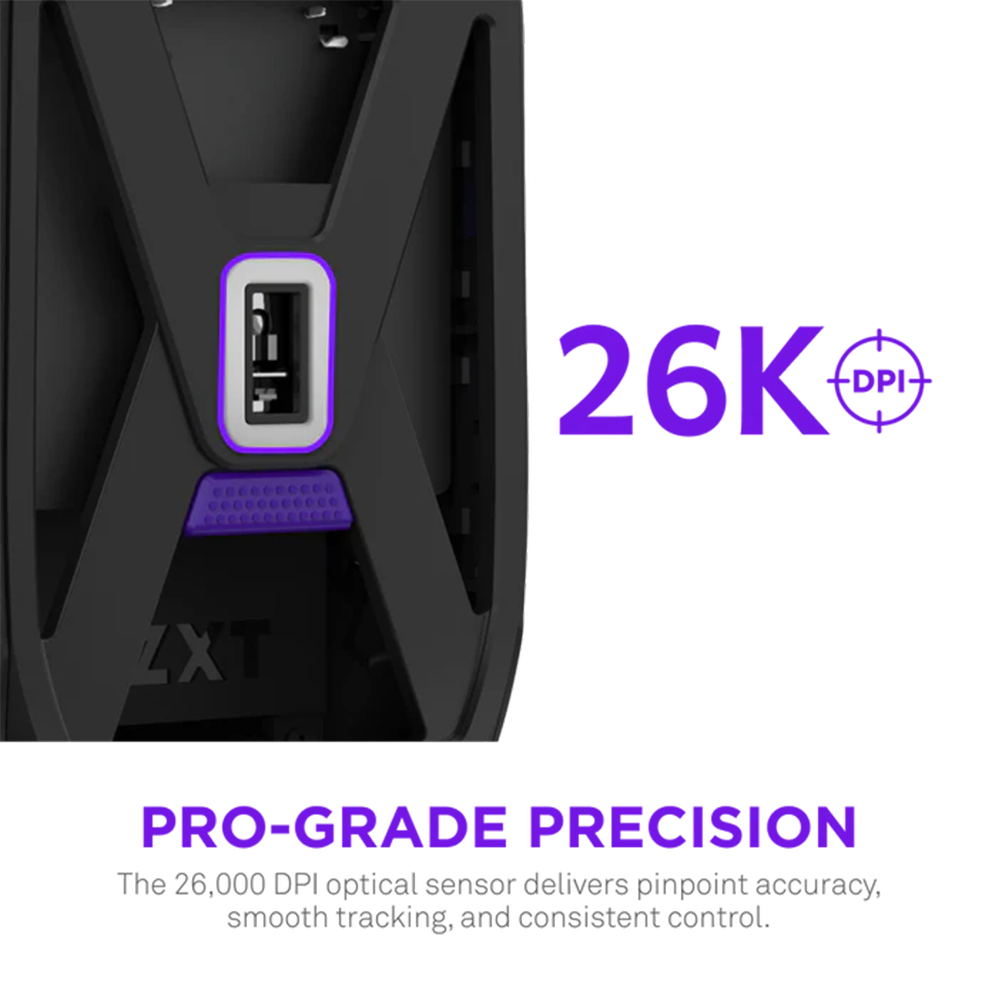 NZXT LIFT ELITE Wireless Gaming Mouse - Black