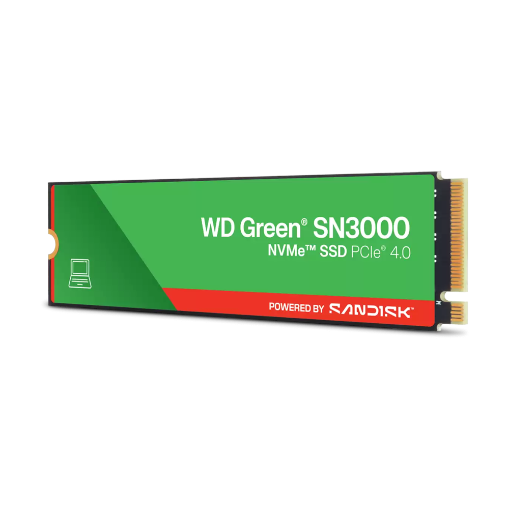 WESTERN DIGITAL SN3000 M.2 2280 PCIe GEN4x4 NVMe SSD (R:5,000 MB/s W:4,200 MB/s) - 1TB