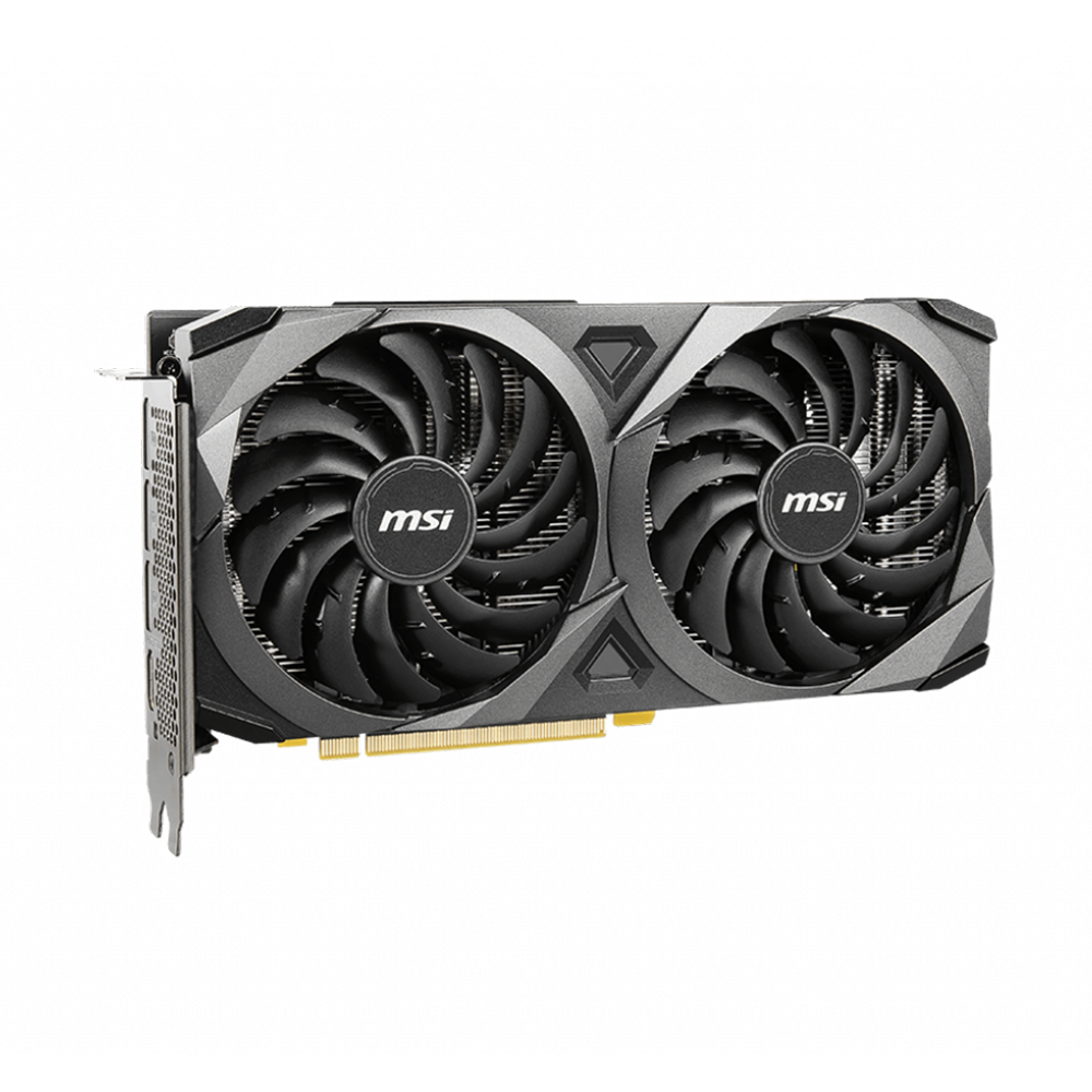 MSI Nvidia GeForce RTX 3050 VENTUS 2X 8G OC Graphics Card - Black