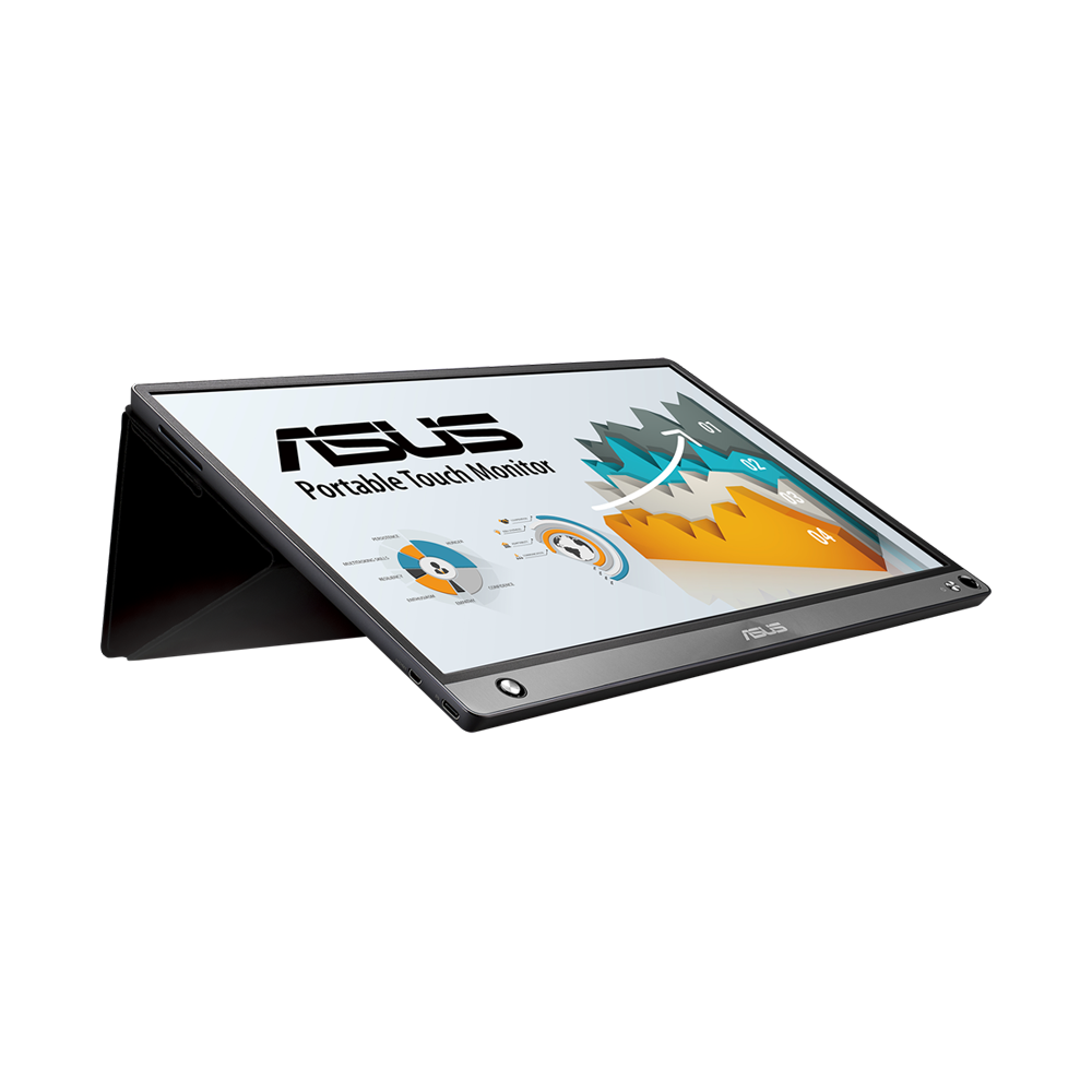 ASUS ZENSCREEN TOUCH MB16AMT 16 Inch 60Hz FHD USB Type-C 5ms IPS Portable Monitor - Black