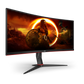AOC CU34G2X 34 Inch 144Hz WQHD HDMI 2.0 1ms Curved Gaming Monitor - Black