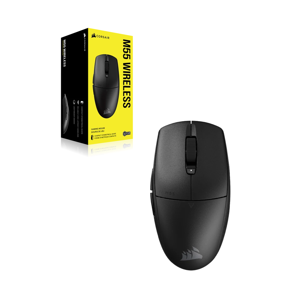 CORSAIR M55 WIRELESS Gaming Mouse (AP) - Black