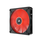 CORSAIR ML140 LED ELITE Premium 140mm PWM Magnetic Levitation Fan - Red