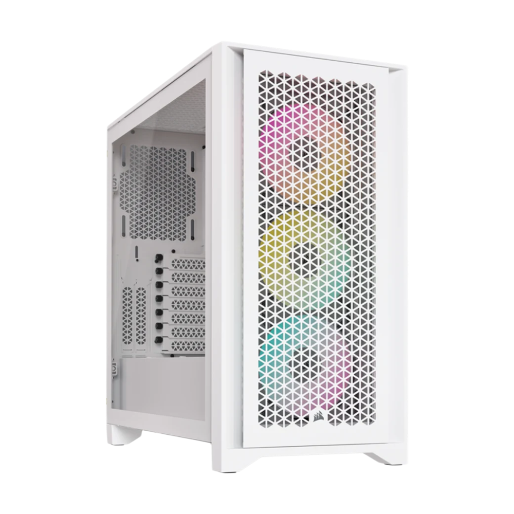 CORSAIR 4000D RGB Airflow Case - White