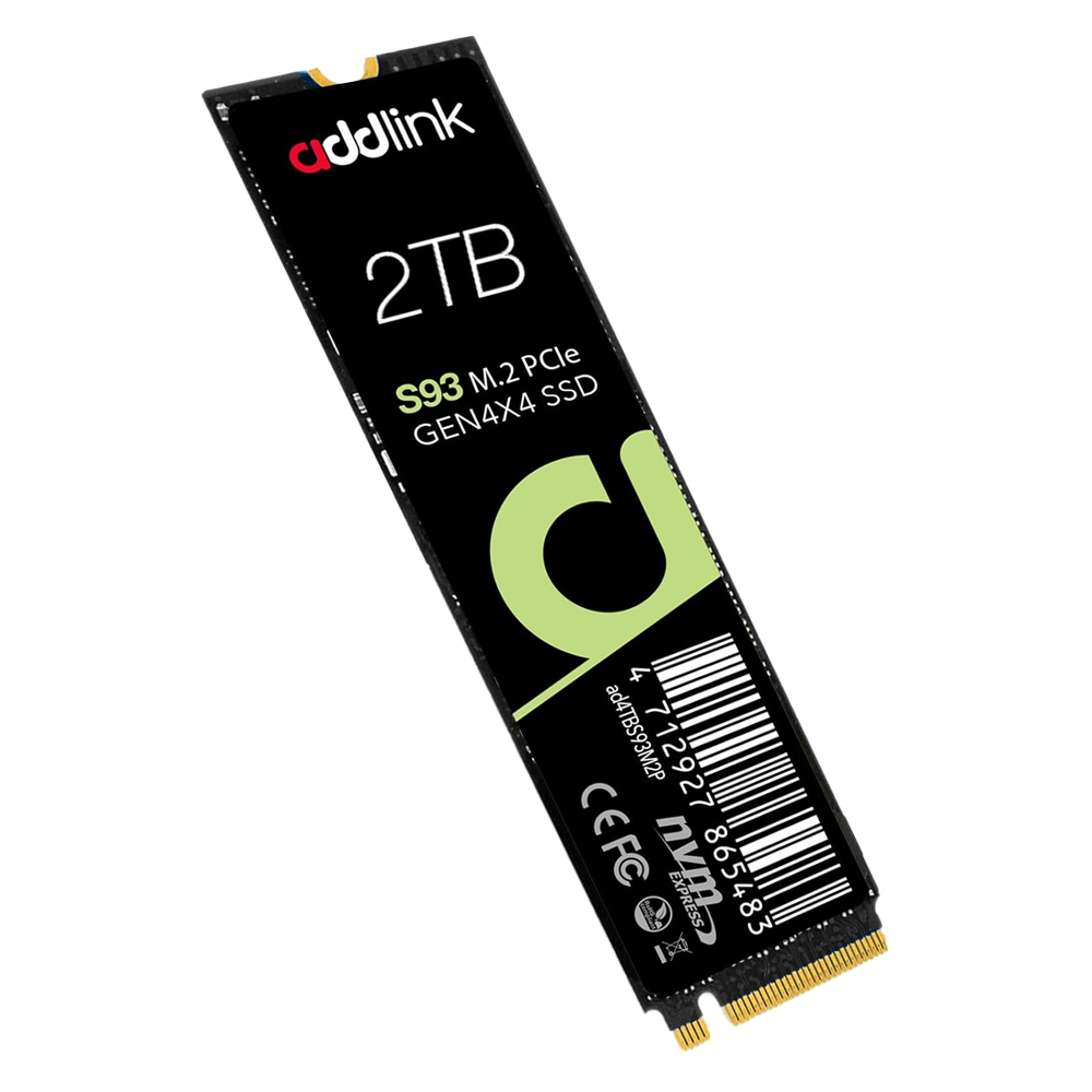 ADDLINK 2TB M.2 2280 PCIe GEN4X4 NVMe 1.4 ( Up to R:7400 ,W:6500 )