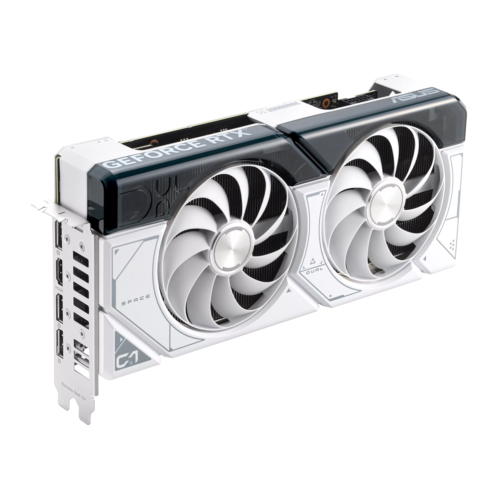 ASUS DUAL Nvidia GeForceRTX 4070 Super OC 12GB Graphics Card - White