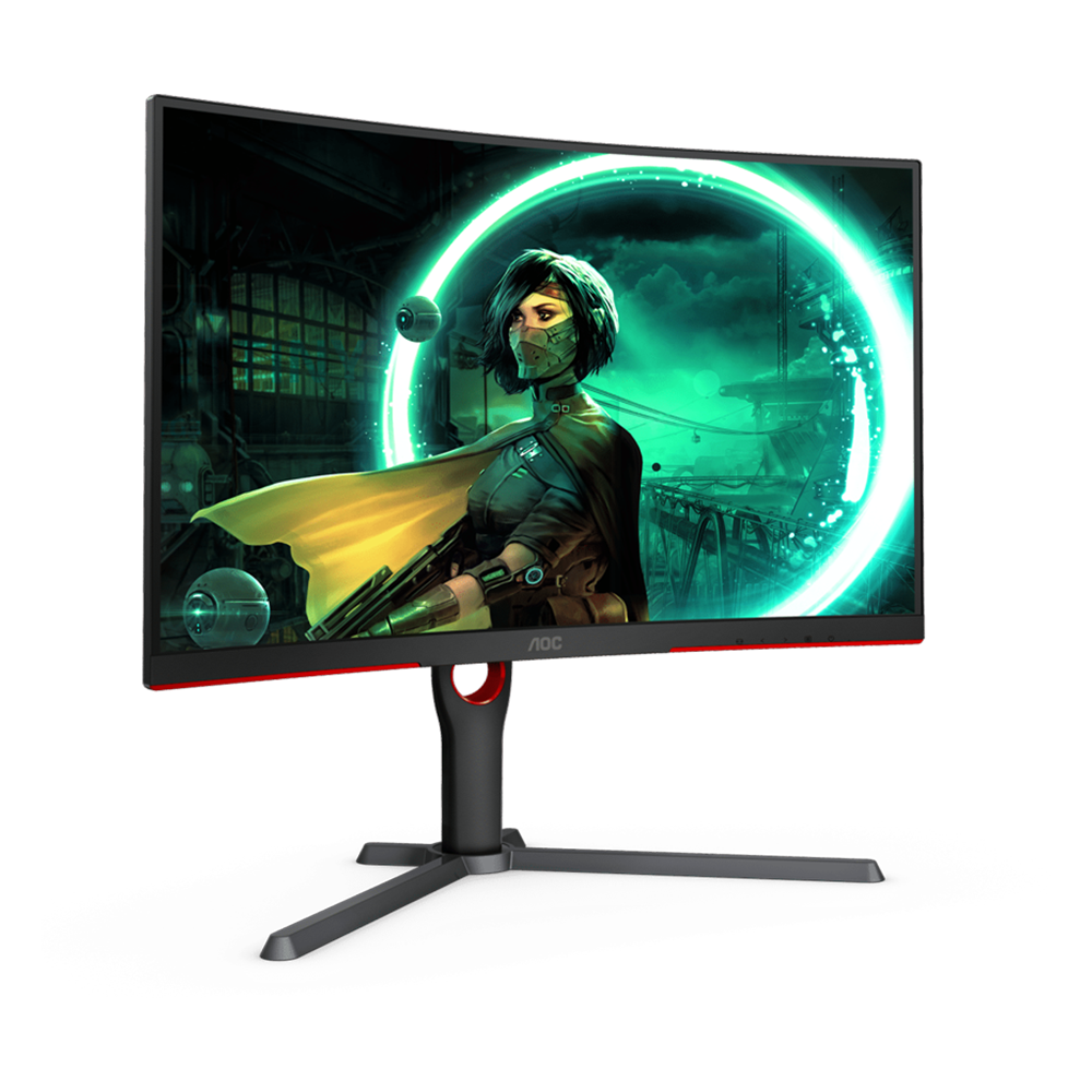 AOC C27G3 27 Inch 165Hz FHD Curved Gaming Monitor - Black