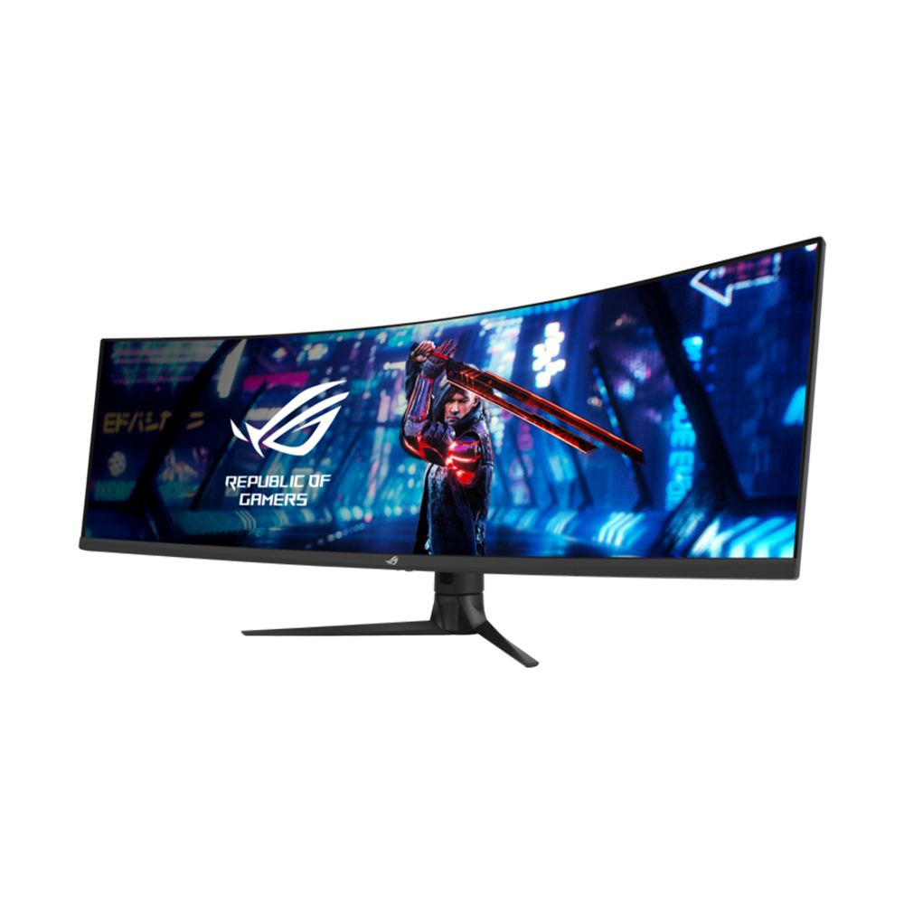ASUS ROG STRIX XG49WCR 49 Inch 165Hz QHD HDMI 2.0 1ms OC Curved Gaming Monitor - Black