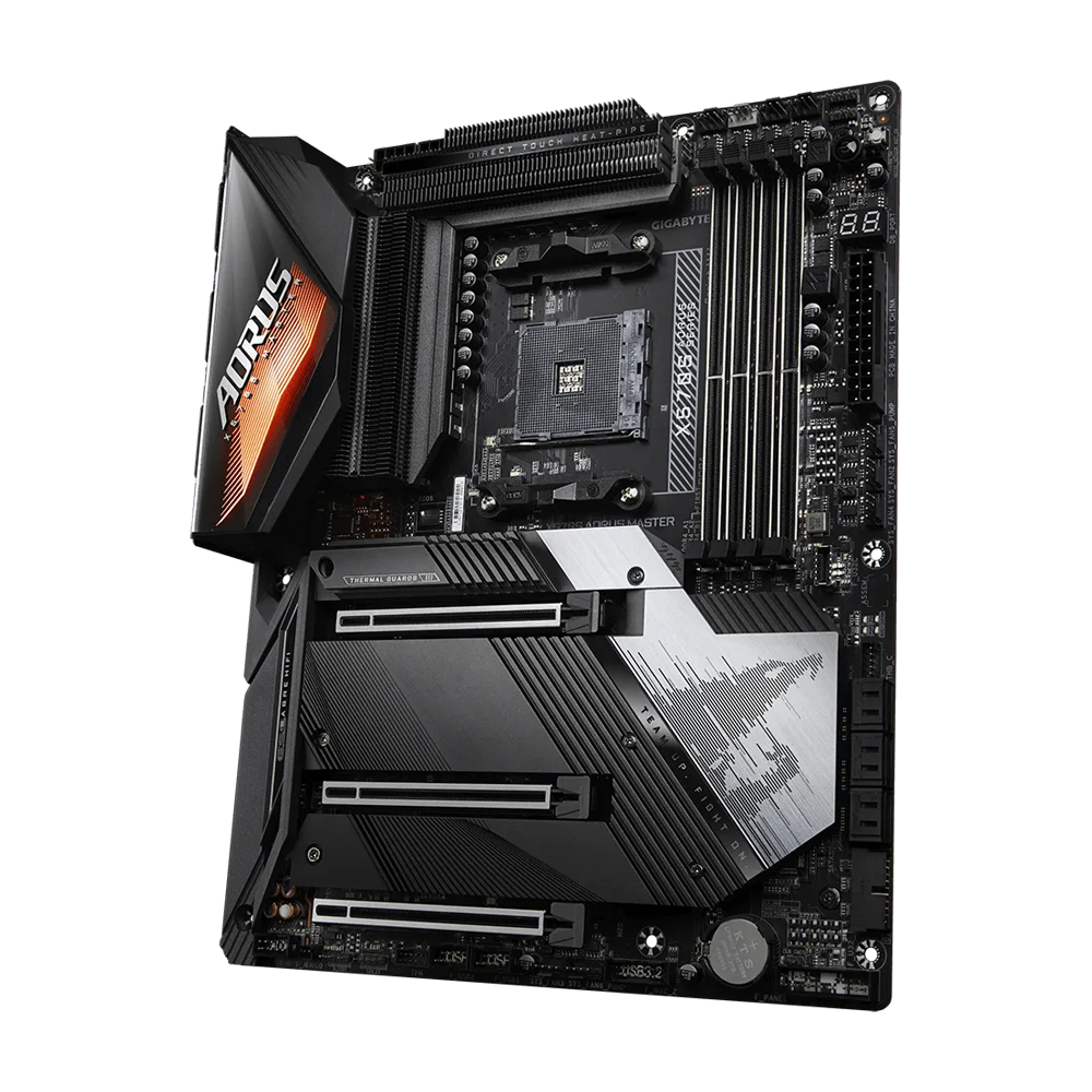 GIGABYTE X570S AORUS MASTER AMD ATX Motherboard - Black