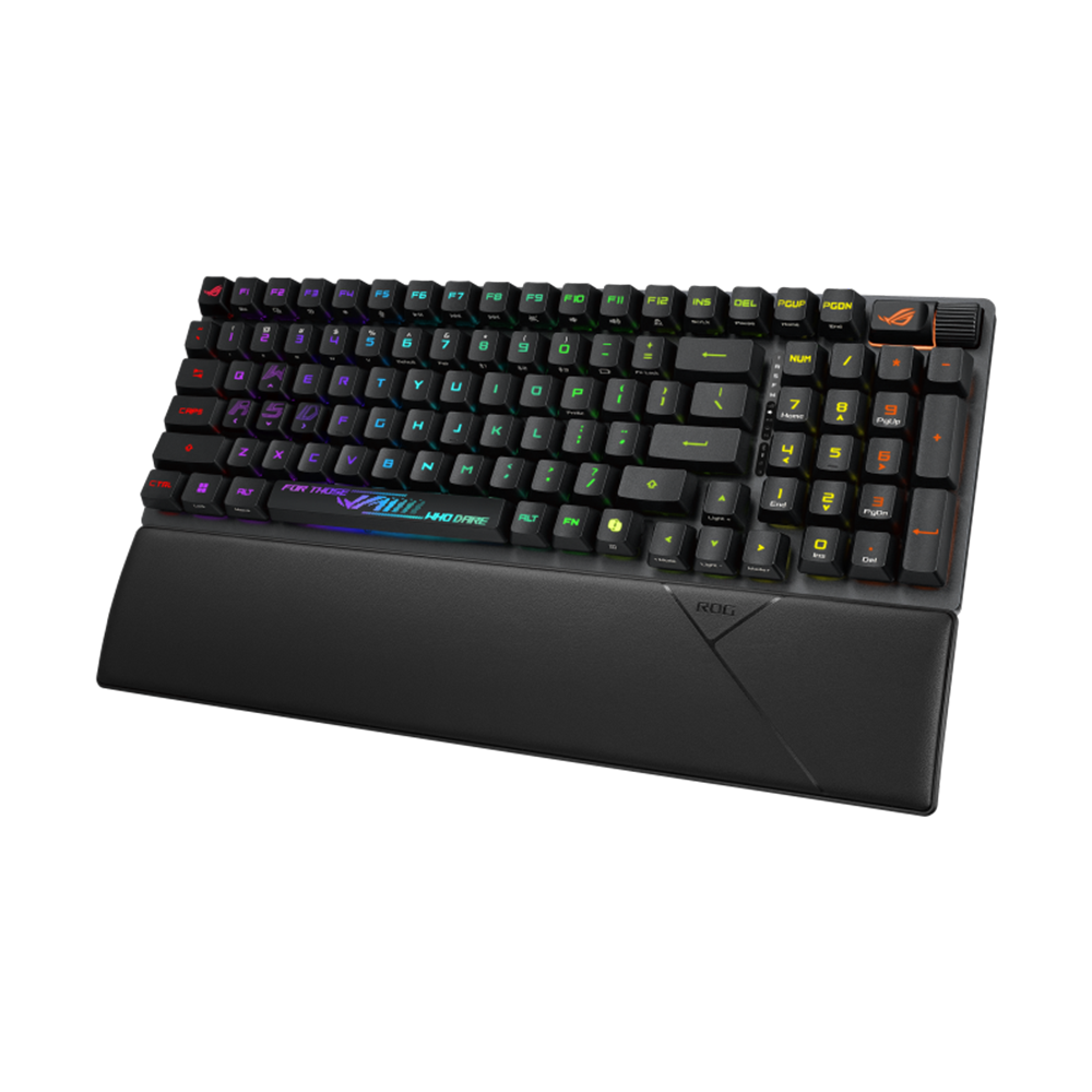 ASUS X902 SCOPE II 96 RX Wireless ABS Keycaps Gaming Keyboard Arabic - Black