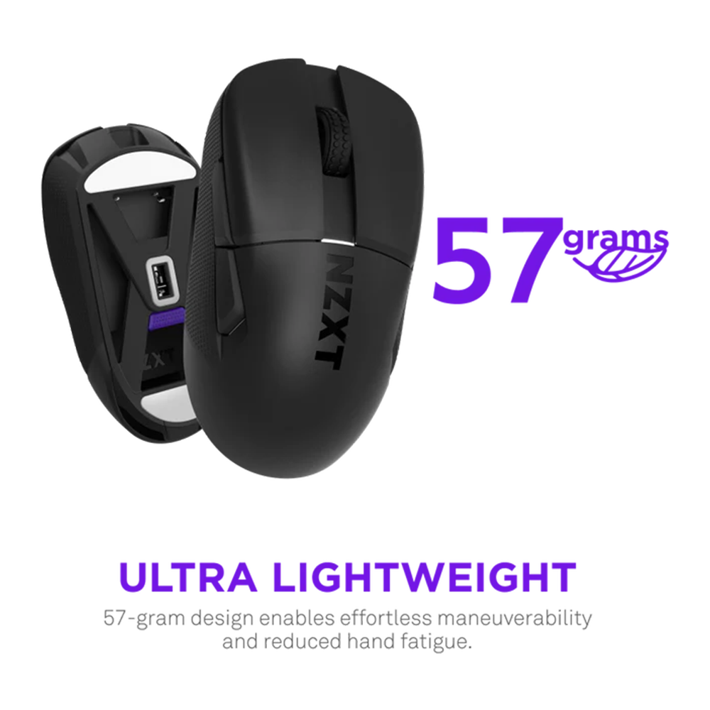 NZXT LIFT ELITE Wireless Gaming Mouse - Black