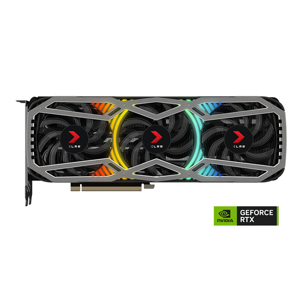 PNY GEFORCE RTX 3080 Ti XLR8 GAMING REVEL EPIC-X RGB TRIPLE FAN 12GB Graphics Card - Black
